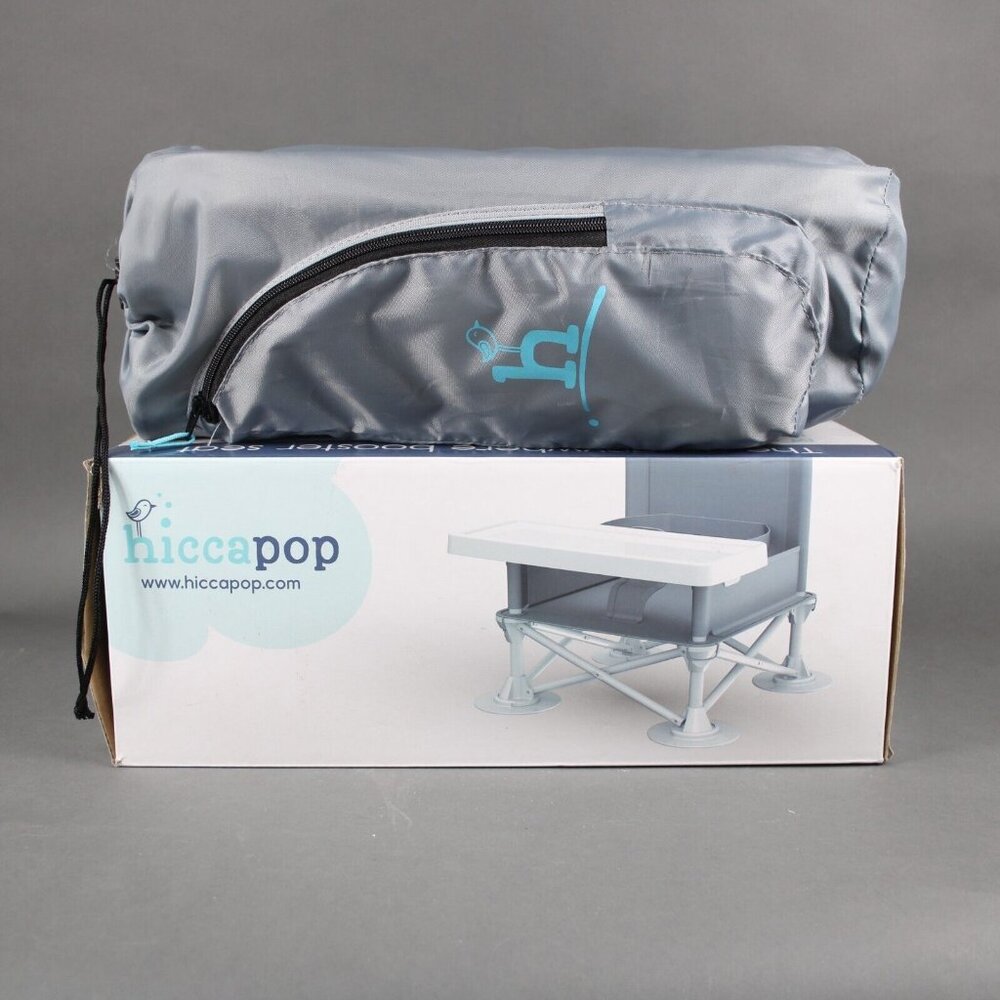 Hiccapop AS IS MISSING SEAT STRAPS On The Go Anywhere Booster Seat High Chair - Picture 3 of 16